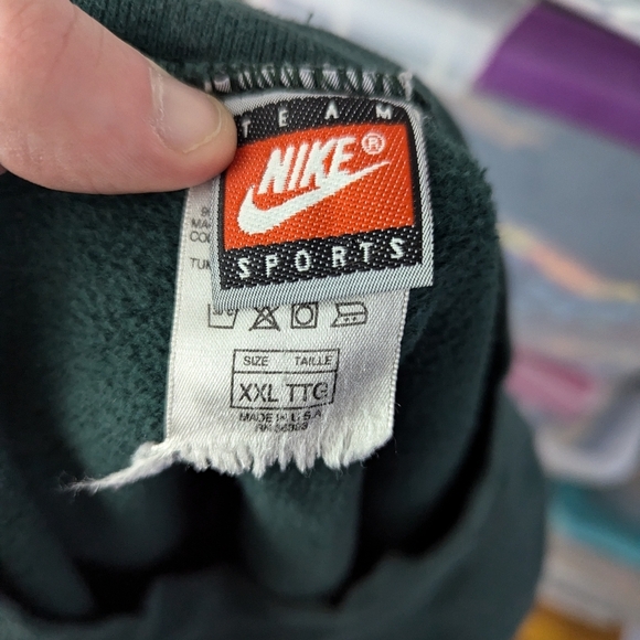 Vintage Streetwear Nike Sports Miami Hurricanes Crewneck size mens XXL - Picture 6 of 6